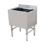 Omcan USA 43475 Underbar Ice Bin/Cocktail Unit with 77 lbs Ice Capacity