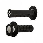 ODI Lock-On 2T/4T Half Waffle MX Motocross Grips - Black
