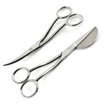 2 X Duckbill Applique Embroidery Stitching Sewing Scissors 6 inches Stainless