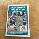 2010 TONMAWR V NEATH 10/11 PRINCIPALITY PREMIERSHIP WELSH CLUB PROGRAMME VGC
