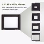 Digital Film Scanner Light Box w/ Holder Kit For 135 120 4X5 Slide Film Viewer