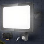 Outdoor Garden Floodlight With Sensor LED PIR Motion Security Lights Waterproof