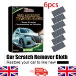 6PCS Nano Sparkle Cloth for Car Scratches Nano Magic Cloth Scratch Remover PA