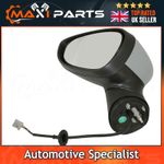 Ford Fiesta MK7 2008-2012 Left Passengers Side Primed Electric Door Wing Mirror