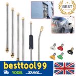 5 Nozzles 4000Psi Spray Lance Long Reach Water Hose Pipe Sprayer Gun Wand