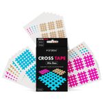 Cross Tape Grid Plasters for Acupuncture and Trigger Points - 102 Mixed