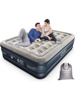 iDOO King Inflatable Mattress with Built-in Electric Pump,king Size 203x152x46cm