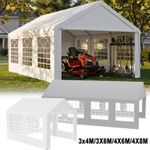 Garden Gazebo Marquee with Sides Garage Carport shelter Party Tent for Wedding