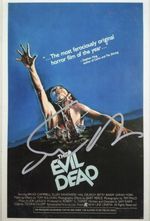 Sam Raimi Signed 10x8  The Evil Dead Poster See Photo Proof