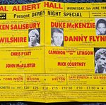 Royal Albert Hall Boxing Poster Duke McKenzie v Danny Flynn 5 Jun 1985