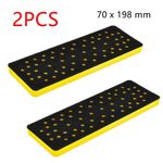 2 x Air mirka Flat Bed Sander PAD rectangular 70x198mm Sander dust free
