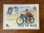 1982  Isle of Man TT Races Stamp Design Freddie Dixon HRD 1927  Postcard
