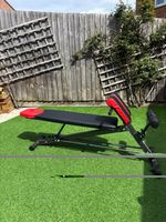 Adjustable Bench and Squat Rack Unbranded, Weights Not Included