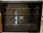 New York Yankees 30 Hole Baseball Display Case Dustproof Wall Mounted Cabinet