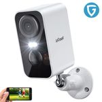 ieGeek Outdoor 3MP Battery Security Camera Wireless WiFi CCTV System for Home,UK