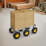 544kg Capacity 6 Wheel All Terrain Dolly, 1200LB Capacity Off Road