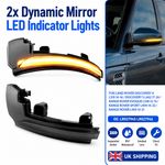For Range Rover Sport Evoque Dynamic LED Wing Mirror Turn Signal Indicator Light