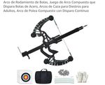New Compound Ball Shooting Bow Steel Ball Launcher Hunting Slingshot Archery Kit