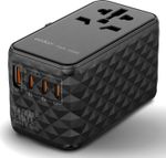 140W UNIVERSAL TRAVEL ADAPTER MULTI PLUG CHARGER ADAPTOR WORLDWIDE TRIPLE USB C