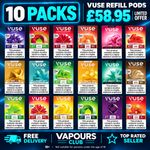Vuse ePod Refill Cartridges | Vuse E-Liquid E Pod | 10 x Packs of 2 Pods £58.95