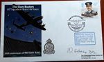 Dams Raid Veteran HOBBY HOBDAY DFC Signed DAMBUSTERS Anniversary Cover