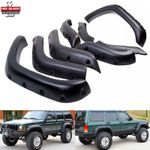 Wide Extended Rivet Wheel Arches Fender Flare Kit For 1984-2001 Jeep Cherokee XJ