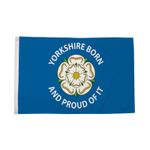 Flagtex Yorkshire Born and Proud Flag Yorkshire Pride Flag with Eyelets