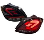 Led taillights fit for OPEL ASTRA H 05-10 5-doors black carDNA hatchback
