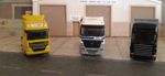 3 1/87 TRACTORS M-BENZ,SCANIA,DAF METAL MODELS