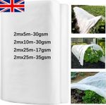 Frost Fleece Plant Protection Cover Garden Horticulture Lawn Seed Various Sizes