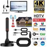5600Miles TV Antenna HDTV Amplified Digital 4K 1080P Long Range Indoor Upgraded