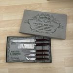 Vintage Peeredge Sheffield Cutlery Knife Stainless Steel Collection Set