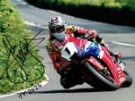 John McGuinness - 2024 Isle of Man TT Autographed 16 x 12 Picture.