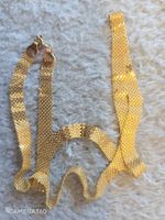18 Carat Solid Gold Mesh Chain Necklace. 20inches. 9.2grams.Read Description Pls