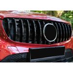 FOR MERCEDES GLC X253 C253 15-19 FRONT GRILLE GLOSS BLACK PANAMERICANA GT STYLE