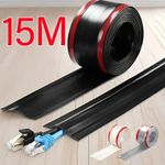 PVC Cable Cover Self Adhesive Wire Protector Strip Anti Trip Floor Wall