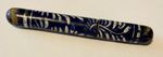 Antique Vintage Wooden Needle Case with Fern-style Pattern - 11cm long
