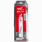 25pk Milwaukee SAWZALL TORCH 6” 14 TPI Bi-Metal Recip Saw Blades 25pk 48-00-8782