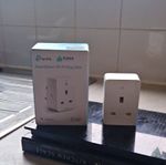 TP-LINK Kasa KP105(UK) Slim Type G Wi‑Fi Smart Plug Alexa/Google, White