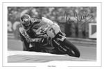 BARRY SHEENE SIGNED PHOTO PRINT AUTOGRAPH MOTO GP SUPERBIKES