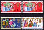 GB 1969 Christmas Complete Set SG812, 812Eb, 813 & 814 MNH Unmounted Mint MNH