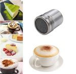 Stainless Steel Powder Icing Sugar Cocoa Chocolate Flour Duster Sifter Shaker