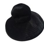 LAURA ASHLEY VELVET black velvet hat S/M