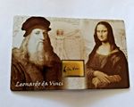 Leonardo da Vinci Collage - 1/1000 Oz 999 Gold Coin Bar 1000 Francs Gabon