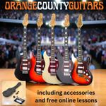 Orange County HSS Stratz style electric guitar package. 1959 heritage design