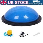 Half Balance Ball Non-Slip Stability Ball for Home Gym Stability Workouts (Blue)