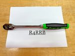Snap-on Tools USA NEW 3/8" Drive 100 Tooth GREEN HARD Grip Long Ratchet FHLD100G