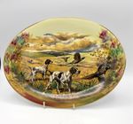 Ceramic Oval Platter Pointers Pheasants Country Shooting England