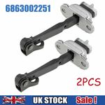 2X For TOYOTA Auris II Rear Door Hinge Stop Check Strap Limitery Right / Left UK