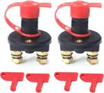 TWIN PACK Battery Cut Off Kill Switch Master Isolator Heavy Duty 180 Amp 24-12v.